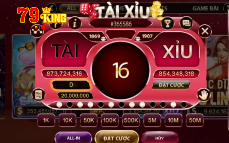 Tài xỉu online hấp dẫn tại 79king