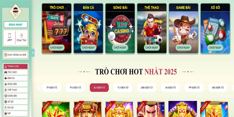 Kho game bài cực phong phú